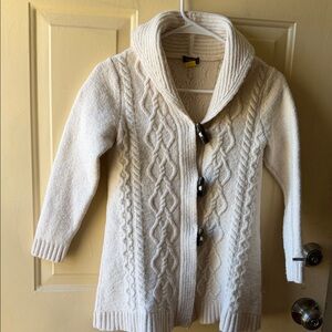Cabela's Cream Cable Knit Cardigan